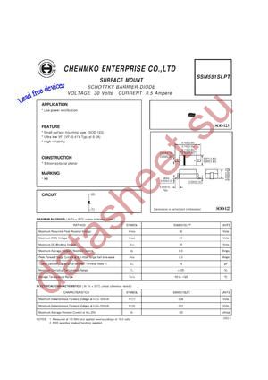 SSM551SLPT datasheet  