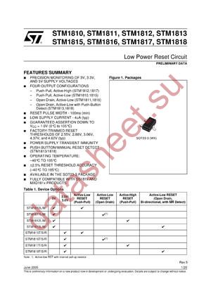 STM1813L datasheet  