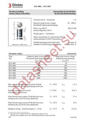 SUF4007 datasheet  