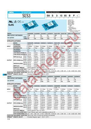 SUS30505 datasheet  