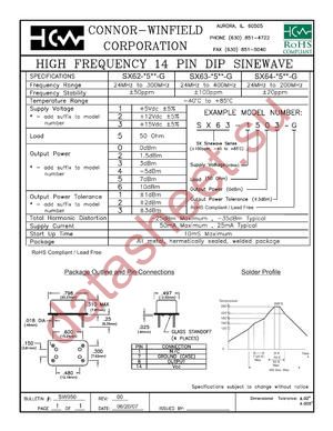 SX63-2562 datasheet  