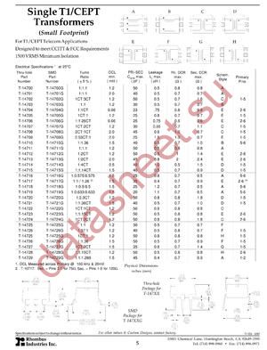 T-14716G datasheet  