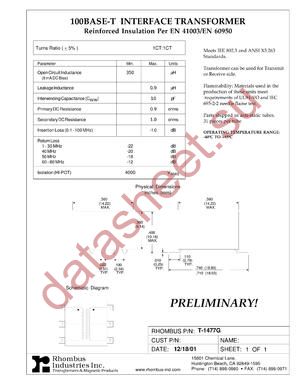 T-1477G datasheet  