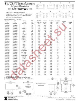 T-16715 datasheet  