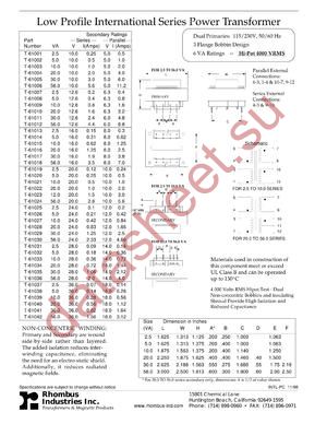 T-61012 datasheet  