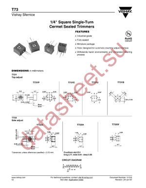 T73YU2KTR100 datasheet  