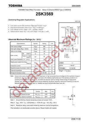 2SK3569_06 datasheet  