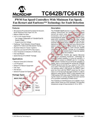 TC642BEPATR datasheet  