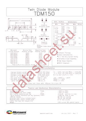 TDM15006A datasheet  