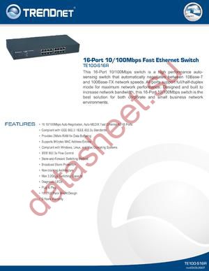 TE100-S5 datasheet  