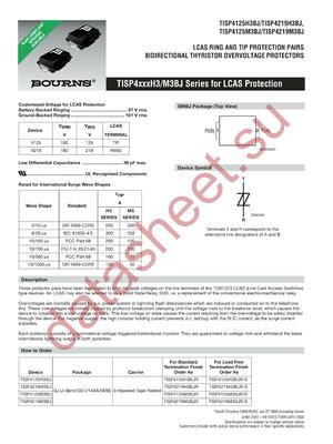 TISP4219M3BJR datasheet  