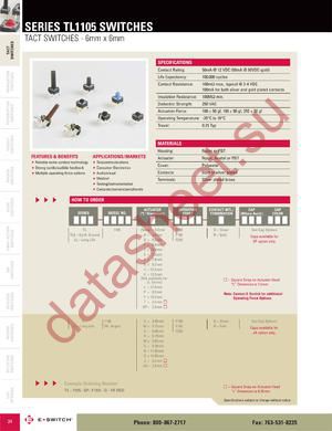 TL-1105-A-F160-R datasheet  