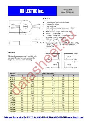 TL35-1000-110 datasheet  