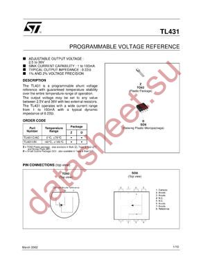 TL431AIZT-AP datasheet  