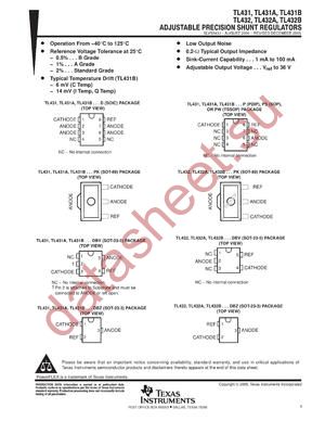 TL431CLPB- datasheet  