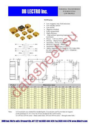 TL99-0350-012 datasheet  