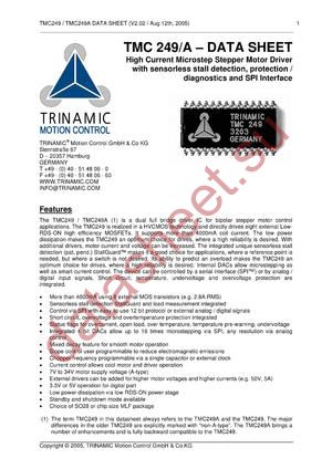 TMC249-SA datasheet  