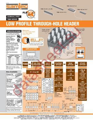 TMM130-01-S-S-RA datasheet  