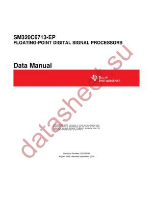 TMP320C6713BGDP20EP datasheet  