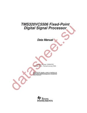 TMP320VC5506PGE datasheet  