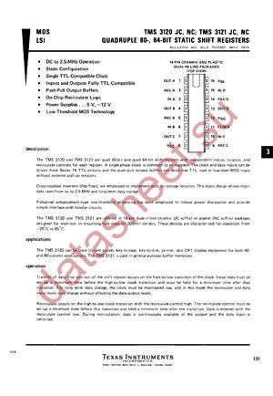 TMS3121 datasheet  