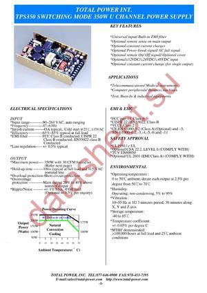 TPS350-34Y datasheet  