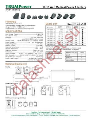 TRM15 datasheet  