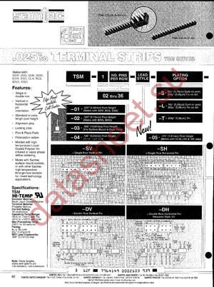 TSM-103-04-T-SV-M datasheet  