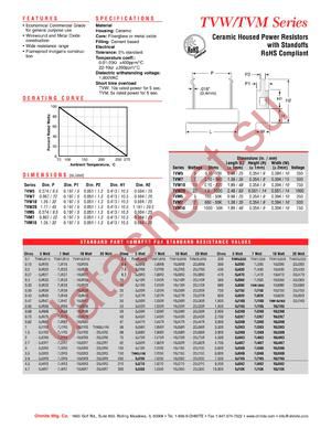 TVW20J750 datasheet  