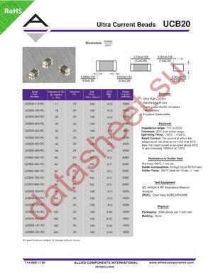 UCB20-260-RC datasheet  