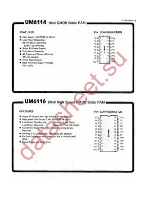 UM6114 datasheet  