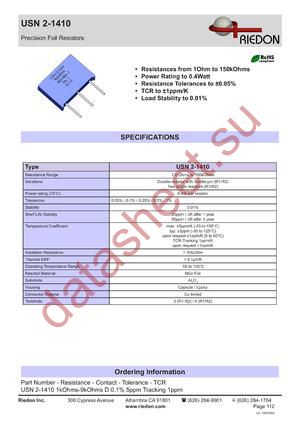 USN2-1410 datasheet  