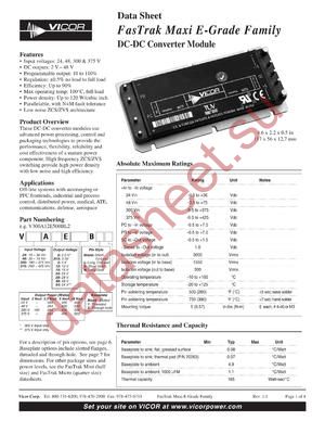 V48A28E24B1 datasheet  