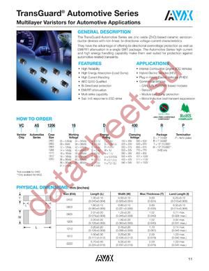 VCAS060305A150 datasheet  