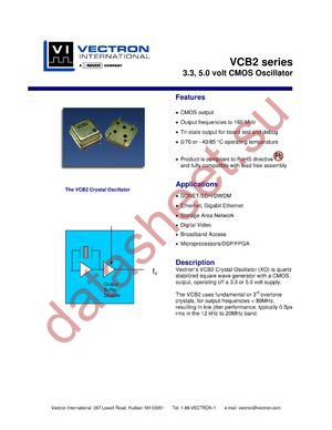 VCB-2F5E-25M00 datasheet  