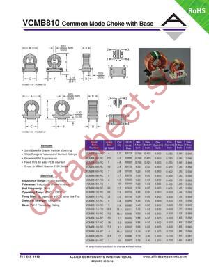 VCMB8103-RC datasheet  