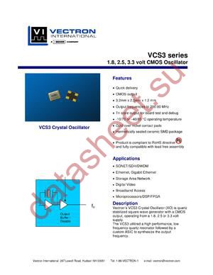 VCS3-B3E-75M000 datasheet  