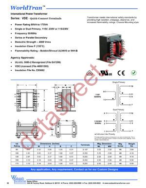VDE1-80T-126 datasheet  