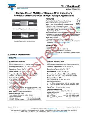 VJ1206A100JXGAT5Z datasheet  