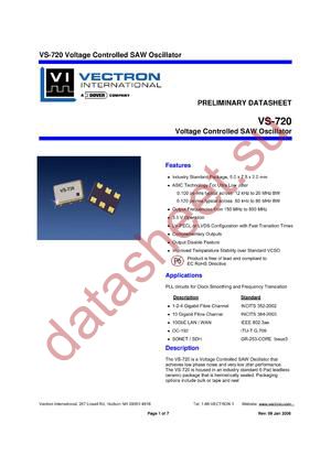 VS-720-LPD-NBD-693.4830 datasheet  