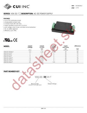 VSK-S5-15UA-T datasheet  