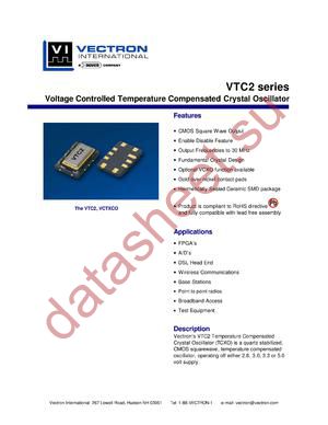 VTC2H21A-10M000 datasheet  