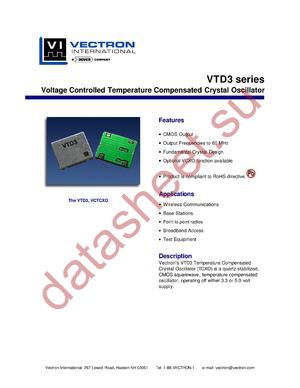 VTC3-H21A-1M00 datasheet  