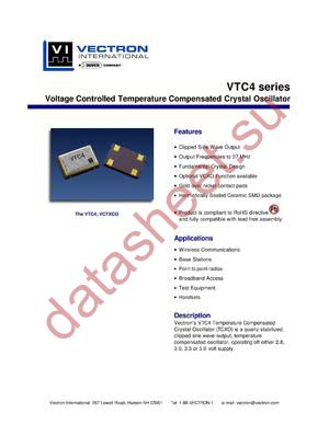 VTC4-A31C-12M800 datasheet  