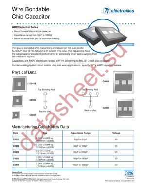 WBC-C0202AA-102-K datasheet  
