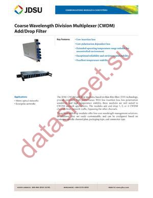 WDM-CAD02100 datasheet  