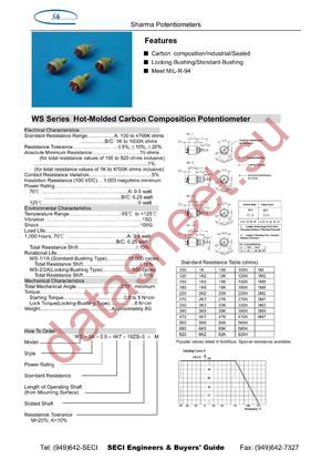 WS-2A datasheet  