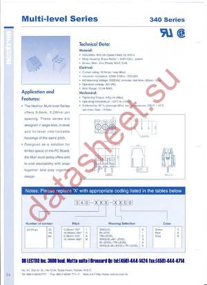 340-03A-0500 datasheet  