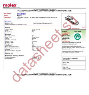 35378-4810 datasheet  