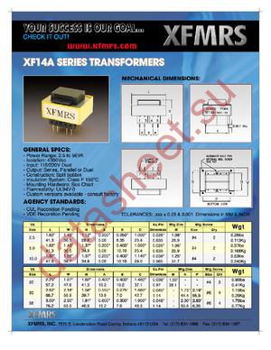 XF14A-30-20 datasheet  